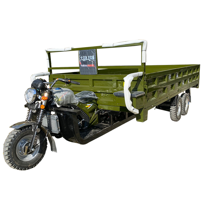 Widened gasoline three-wheeled motorcycle