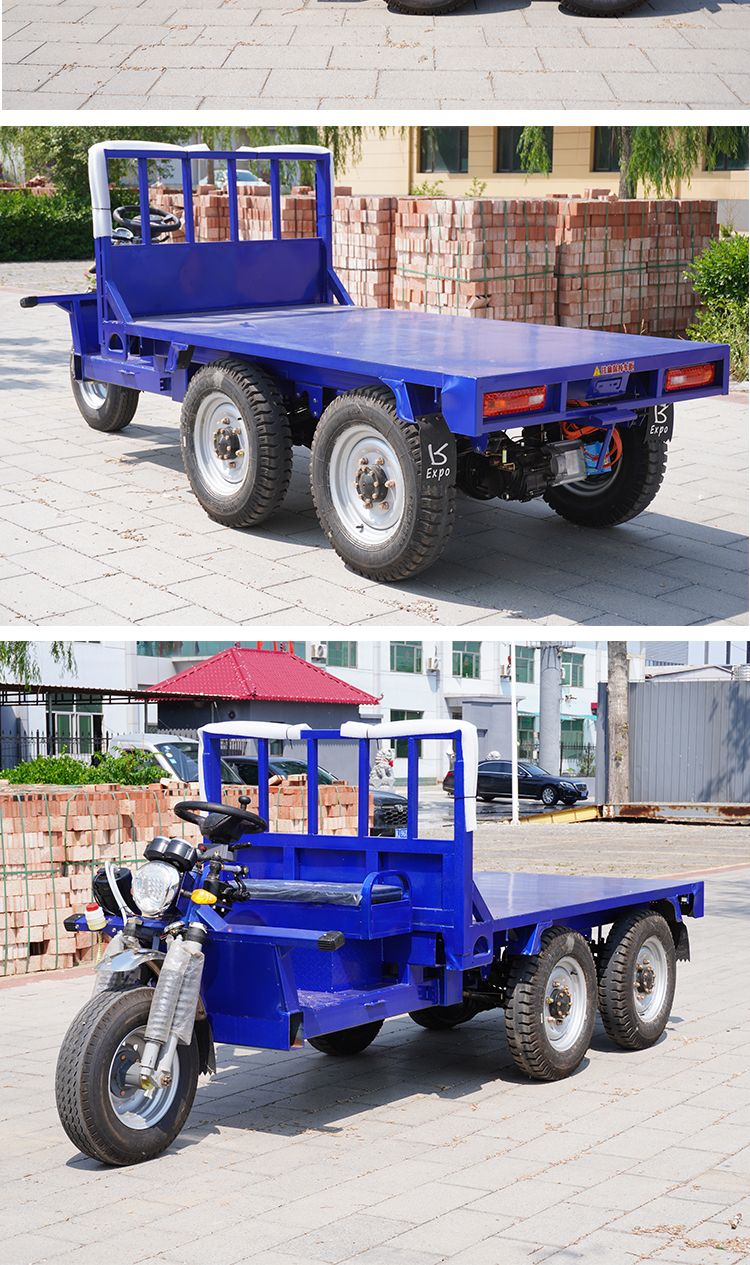 Five-Wheeled Dual-Axle Electric Flatbed Vehicle - Image 4